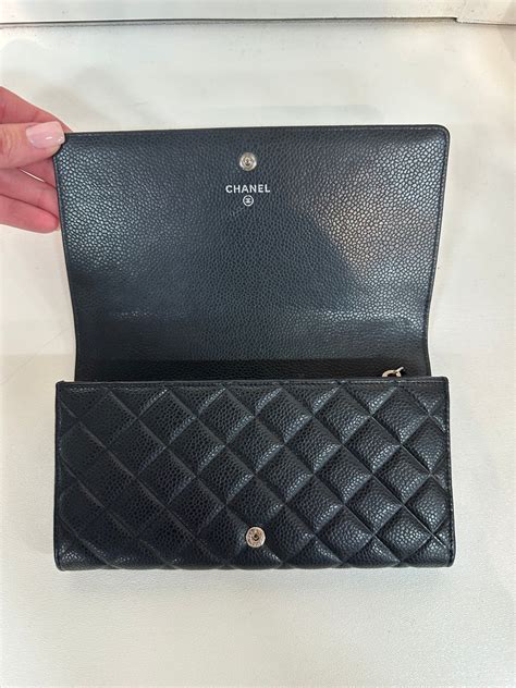 chanel continental wallet price|genuine Chanel wallet.